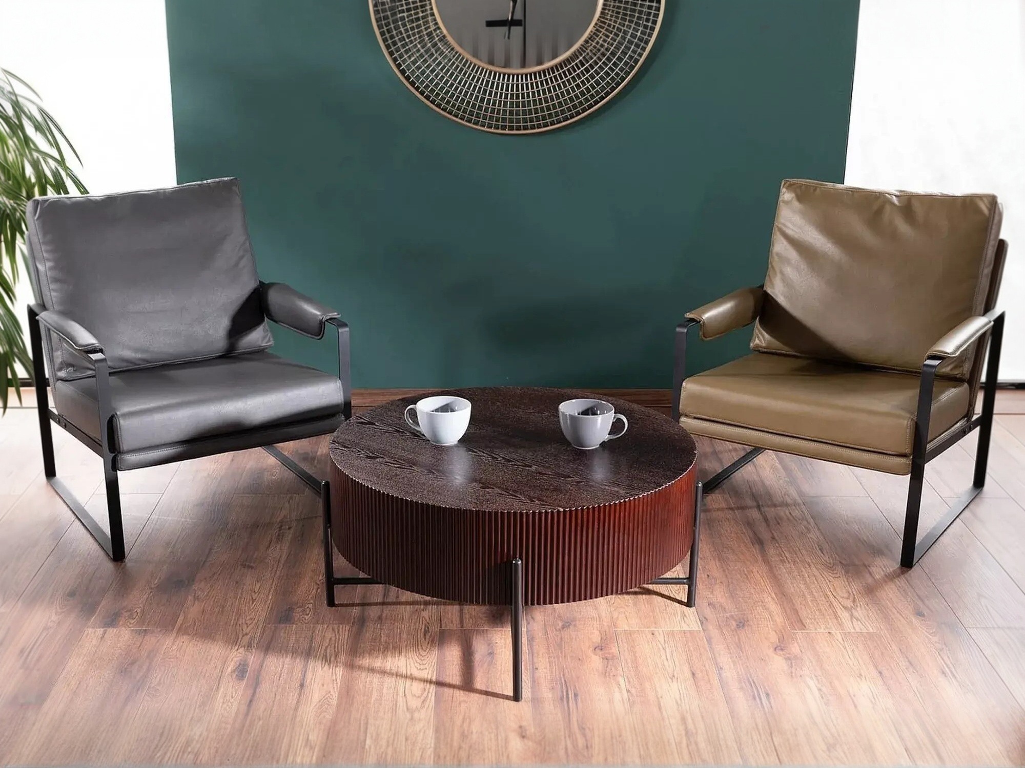 Table basse Detroit 1071 (Noyer foncé)