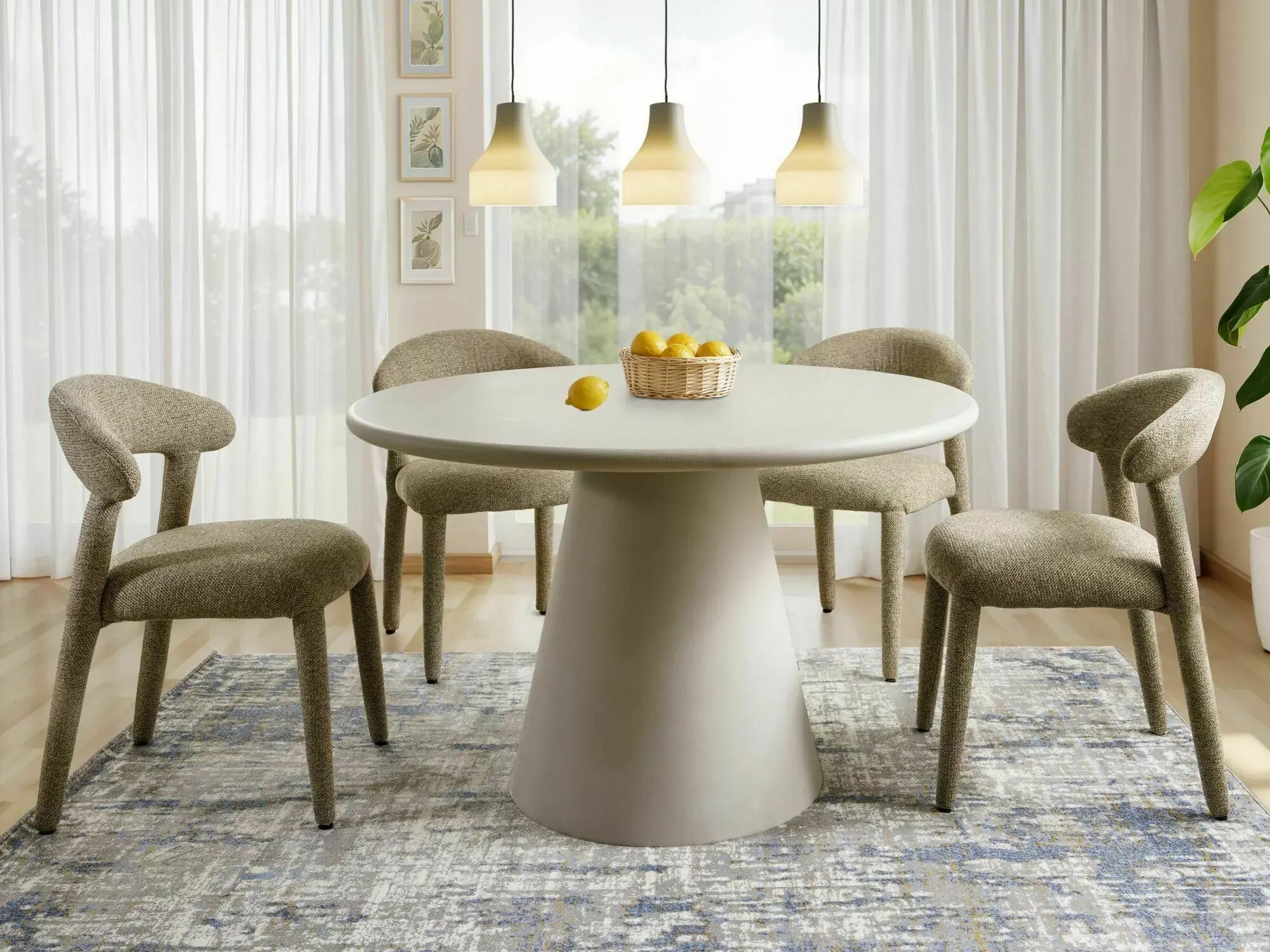 Table Detroit 1069 (Gris clair)