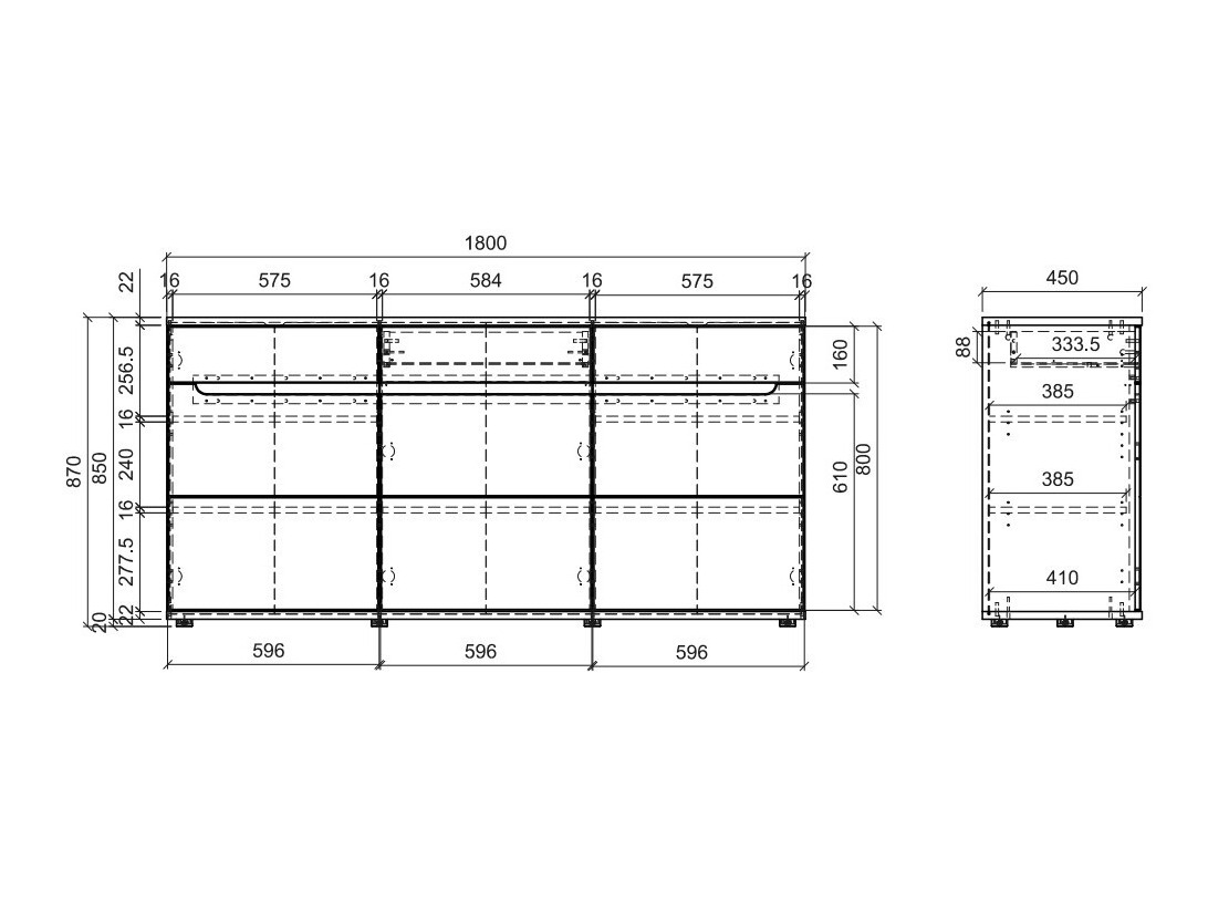 Commode Lirfela 101