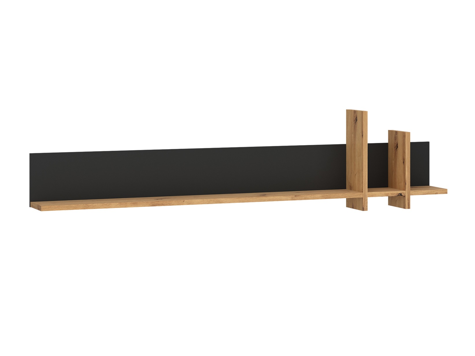 Étagère murale Deldori 111 (Chêne Artisan + Anthracite)