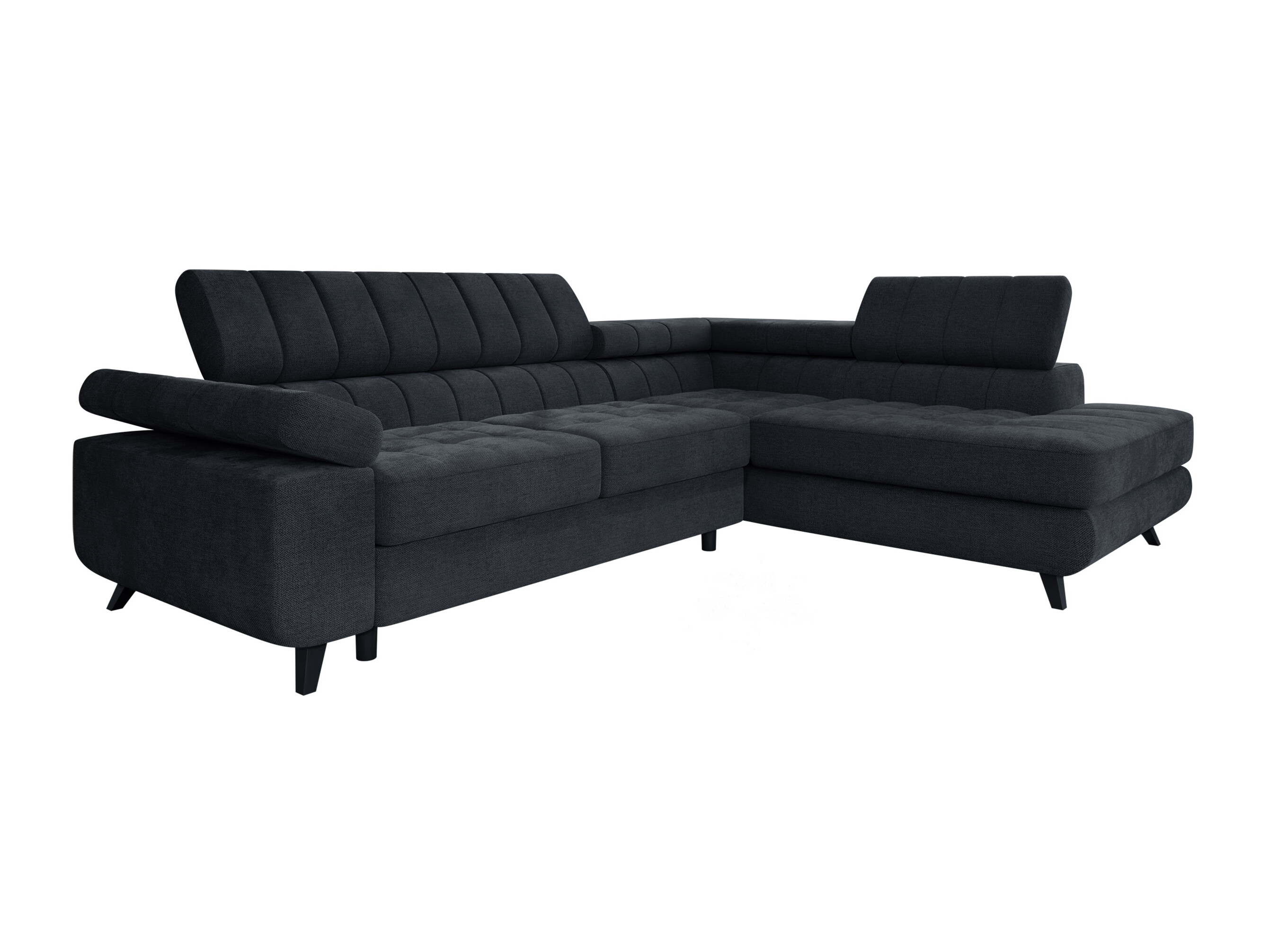 Canapé d'angle Comfivo Agnus (Spirit Black)