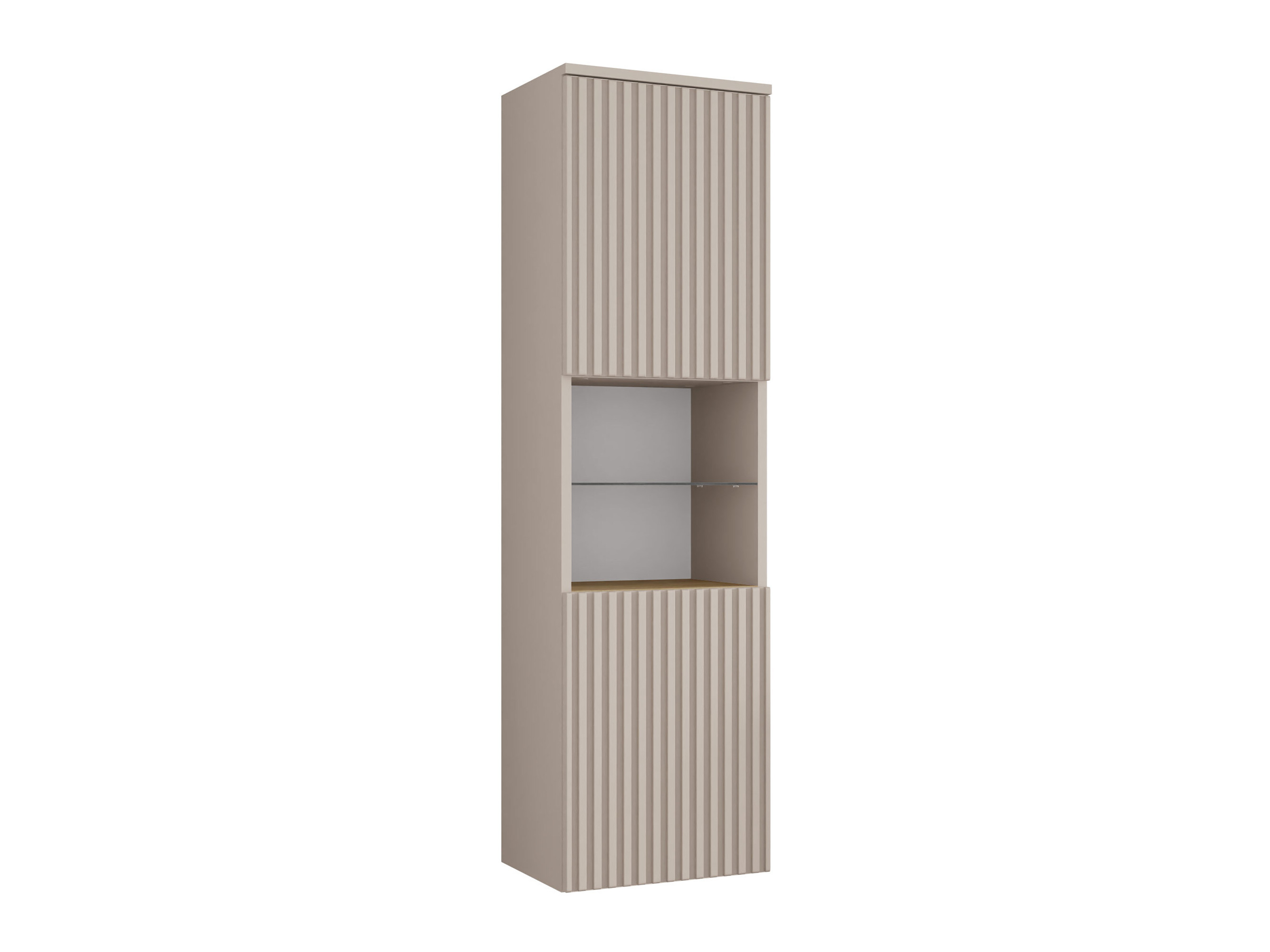 Armoire de salle de bain murale Nauta (Cachemire + Chêne Cremona)