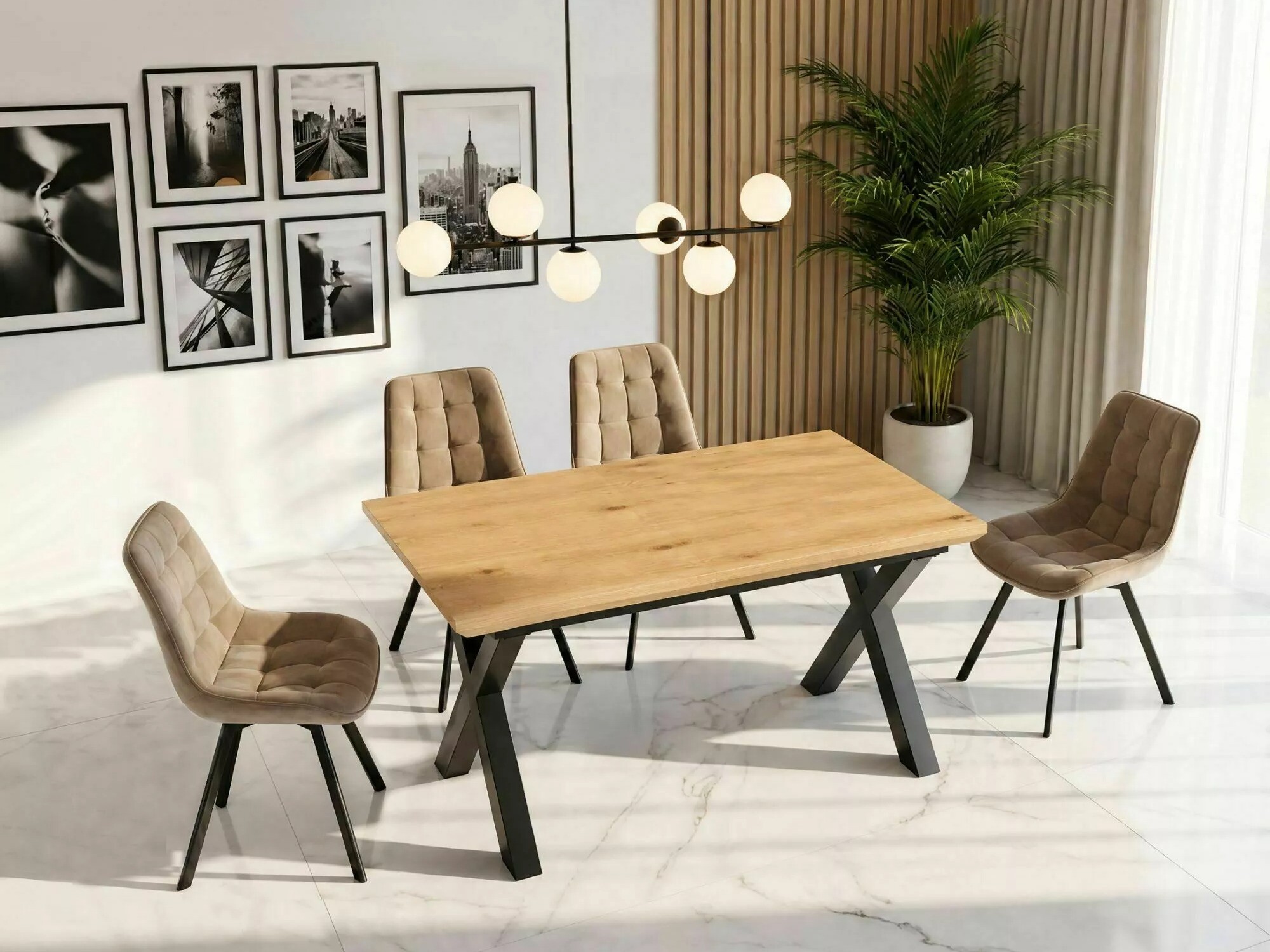 Table Detroit 1078 (Chêne)