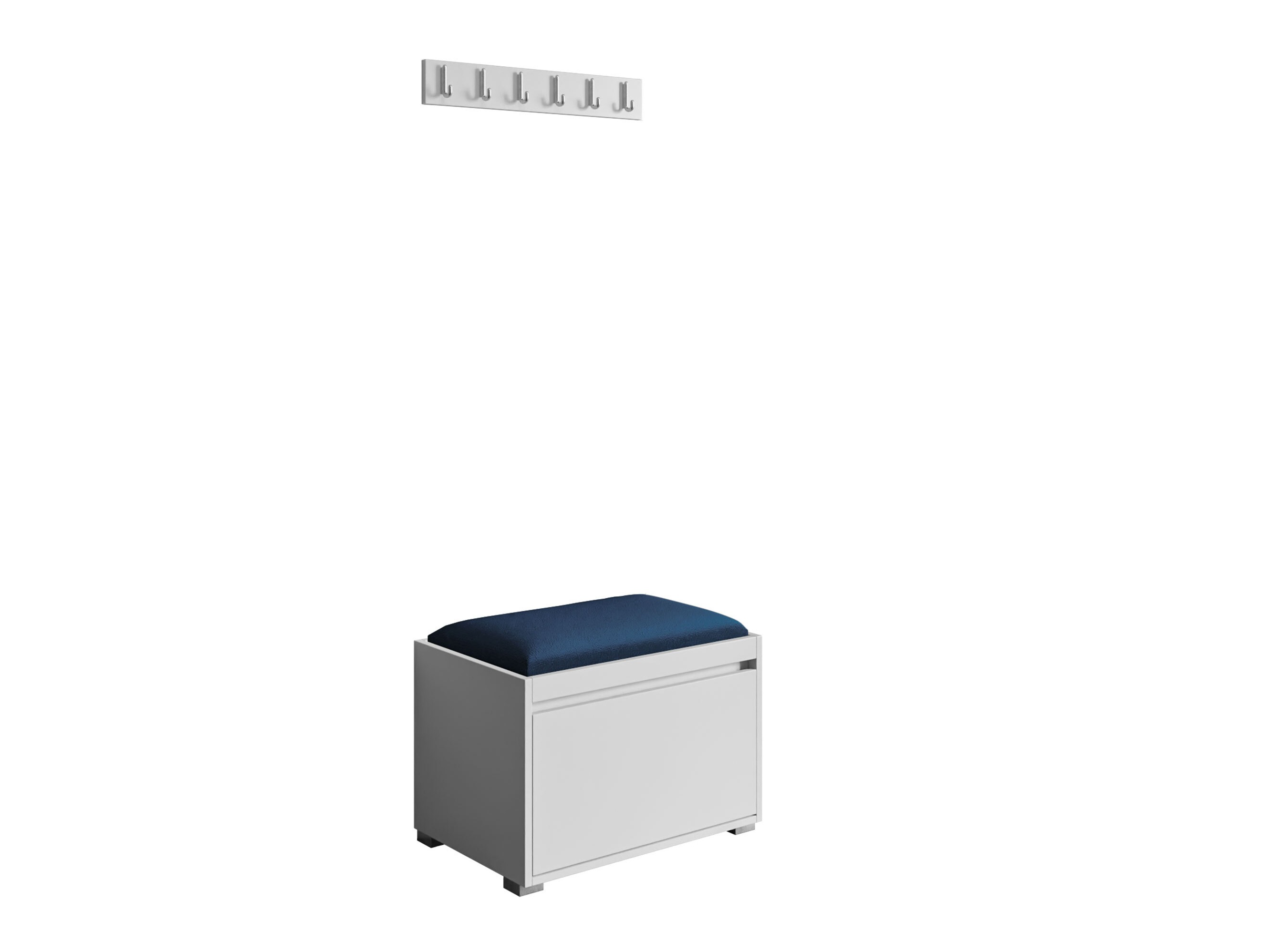 Ensemble de meubles d’entrée Comfivo Pinus VIII (Blanc + Polo 891)