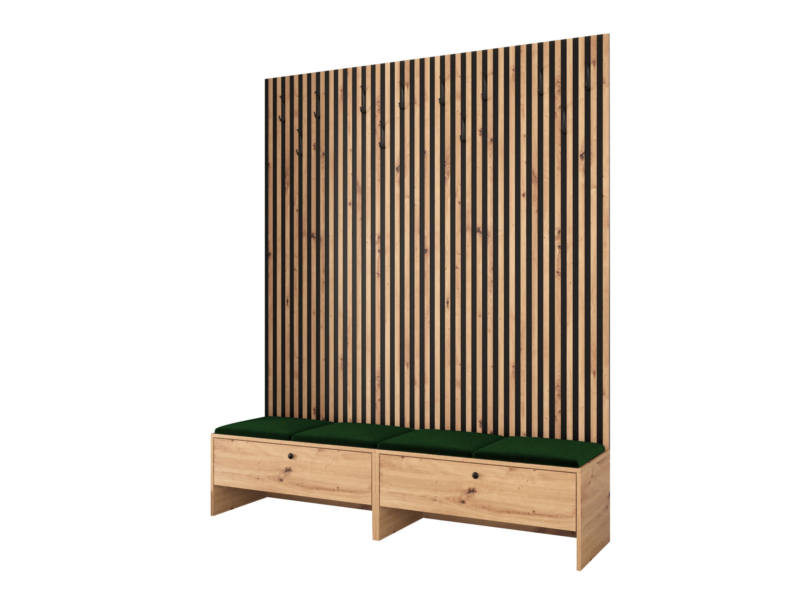 Meuble d'entrée Donio V (Chêne Artisan + Polo 889)