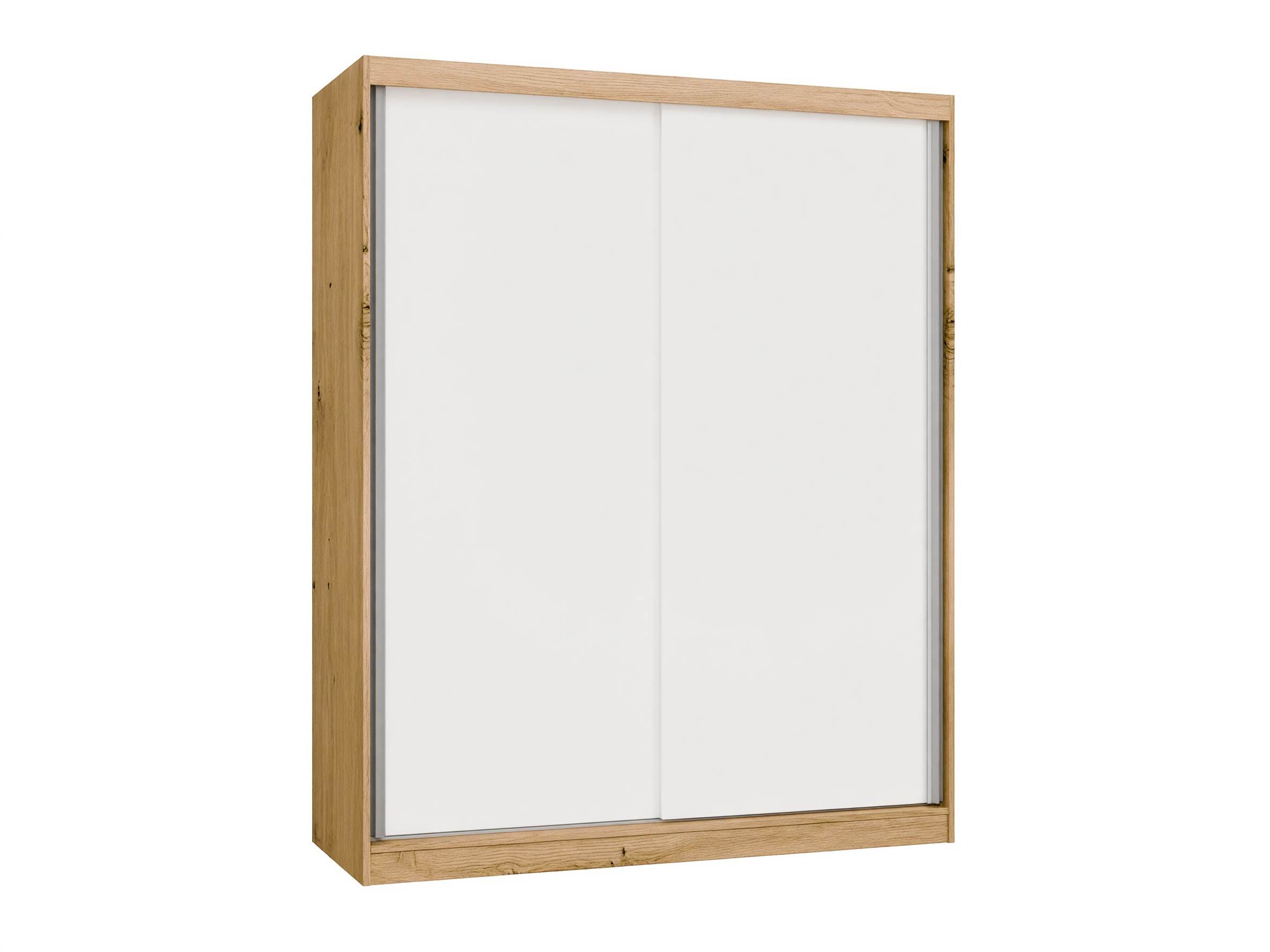 Armoire Mandeville 167 (Chêne Artisan + Blanc)