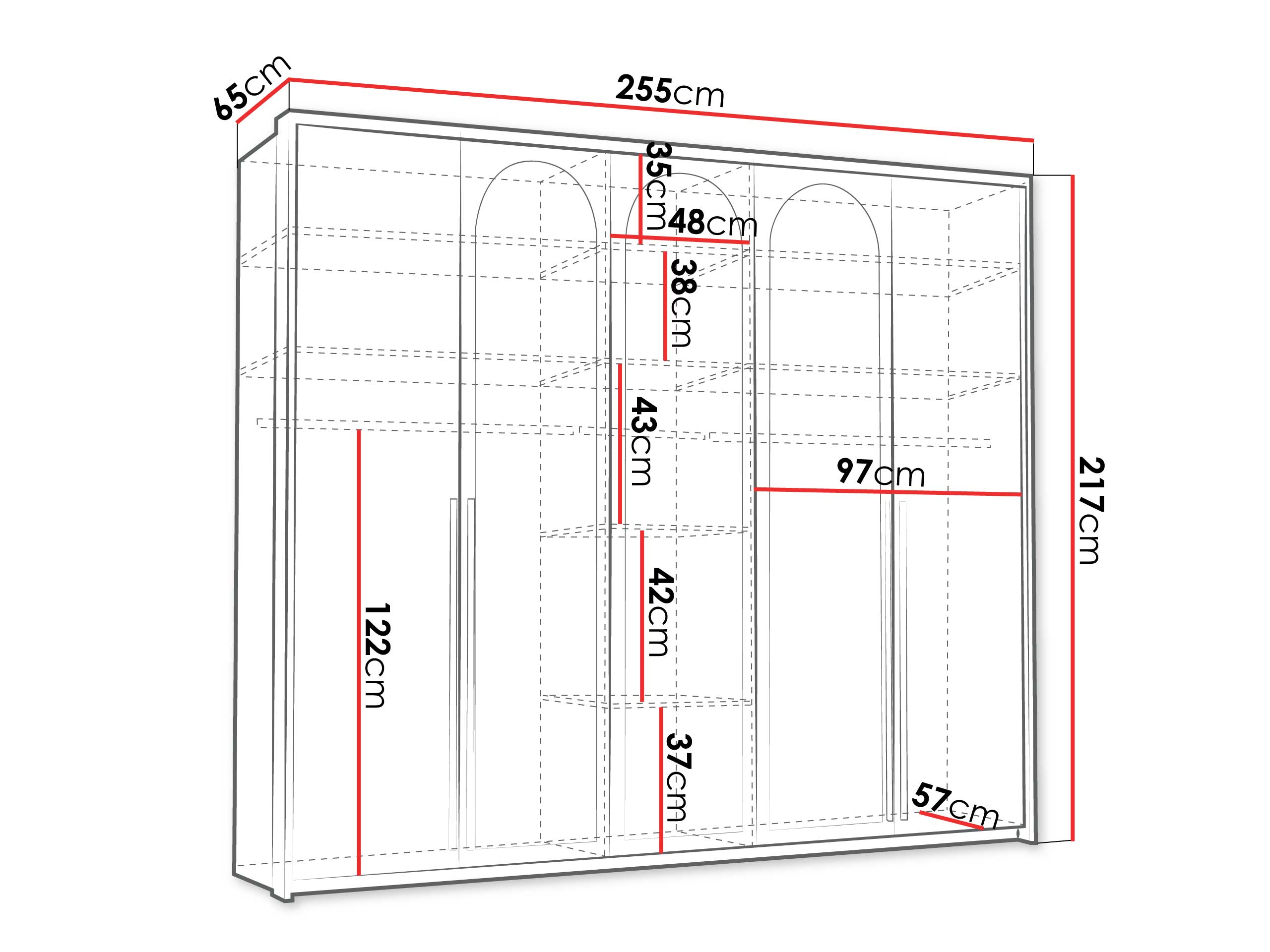 Armoire Honolulu 286 (Beige)