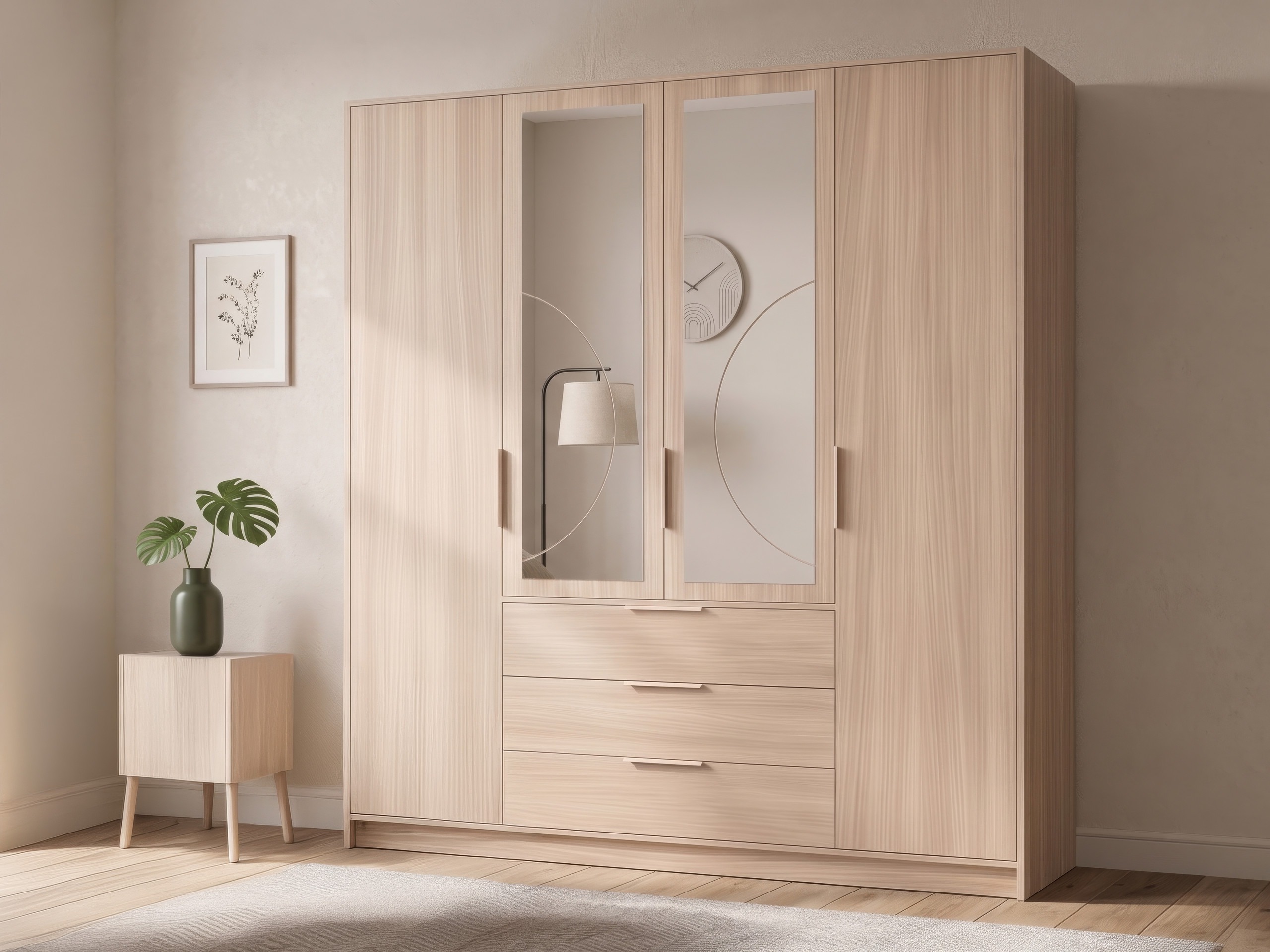 Armoire Ophdome 115 (Chêne)