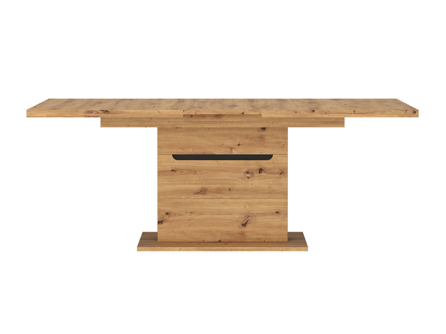 Table Deldori 100 (Chêne Artisan + Anthracite)
