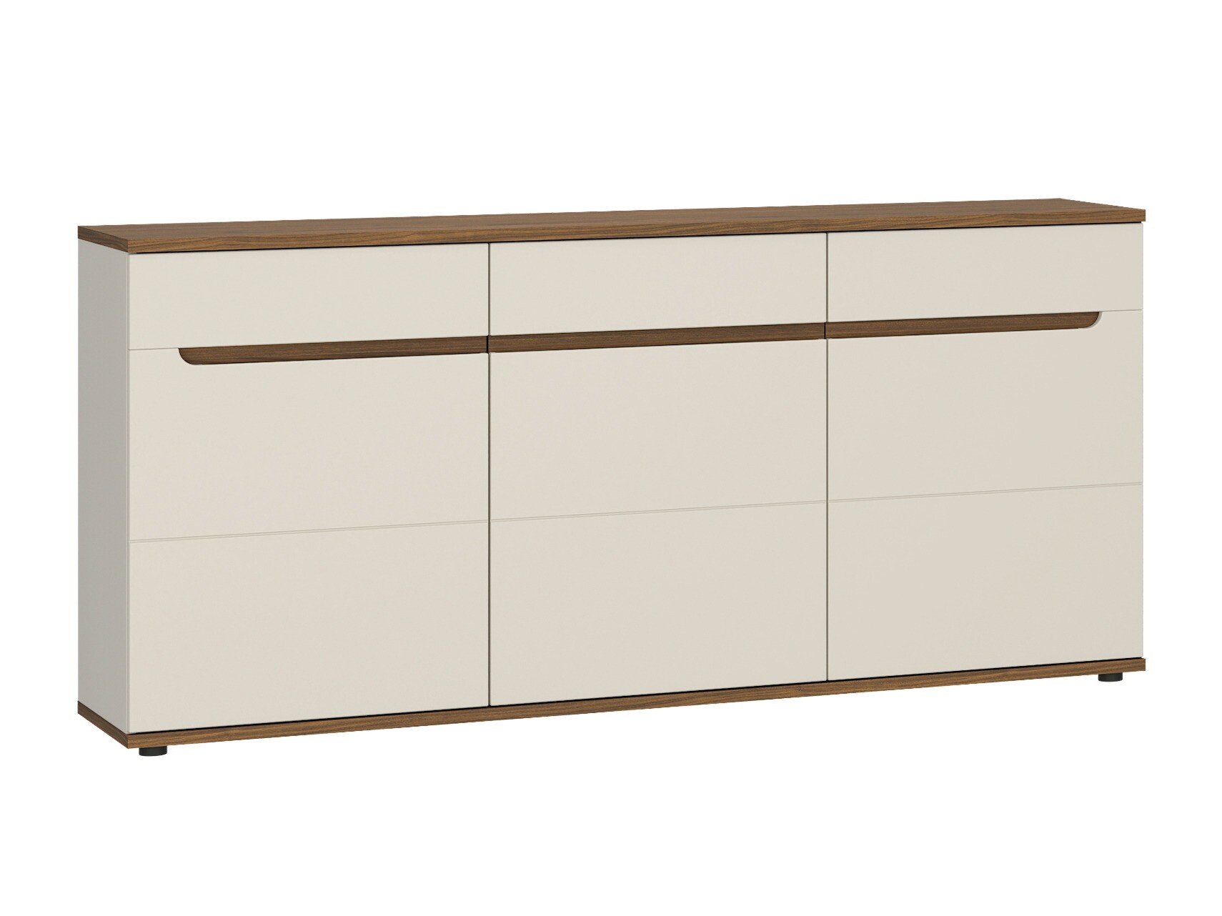 Commode Deldori 104 (Noyer + Cachemire)