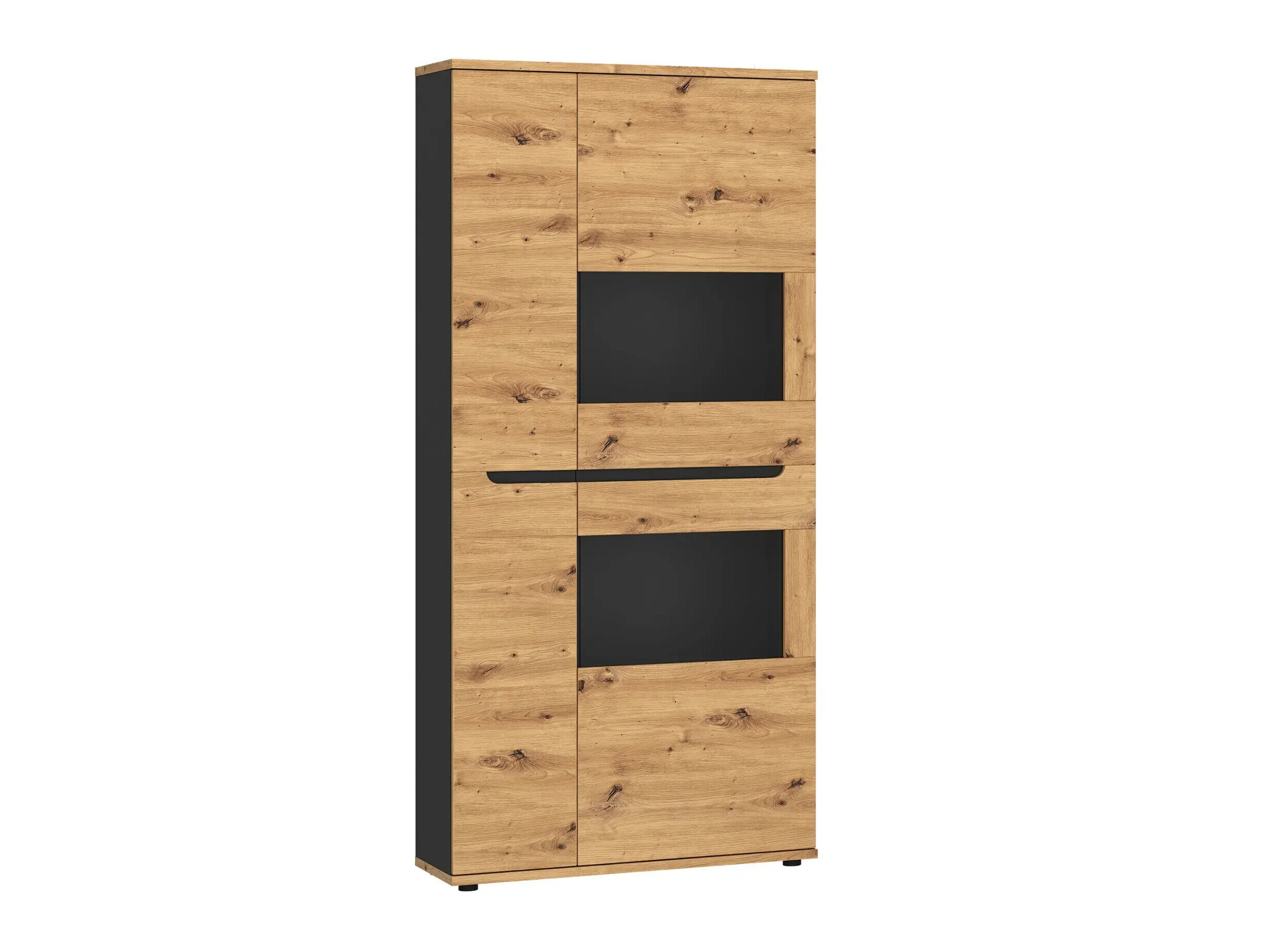 Étagère Deldori 109 (Chêne Artisan + Anthracite)
