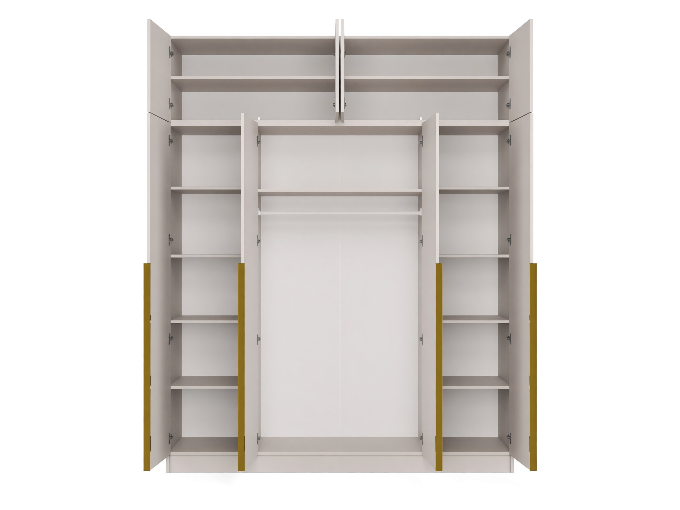 Armoire Mandeville 400 (Cachemire + Doré)