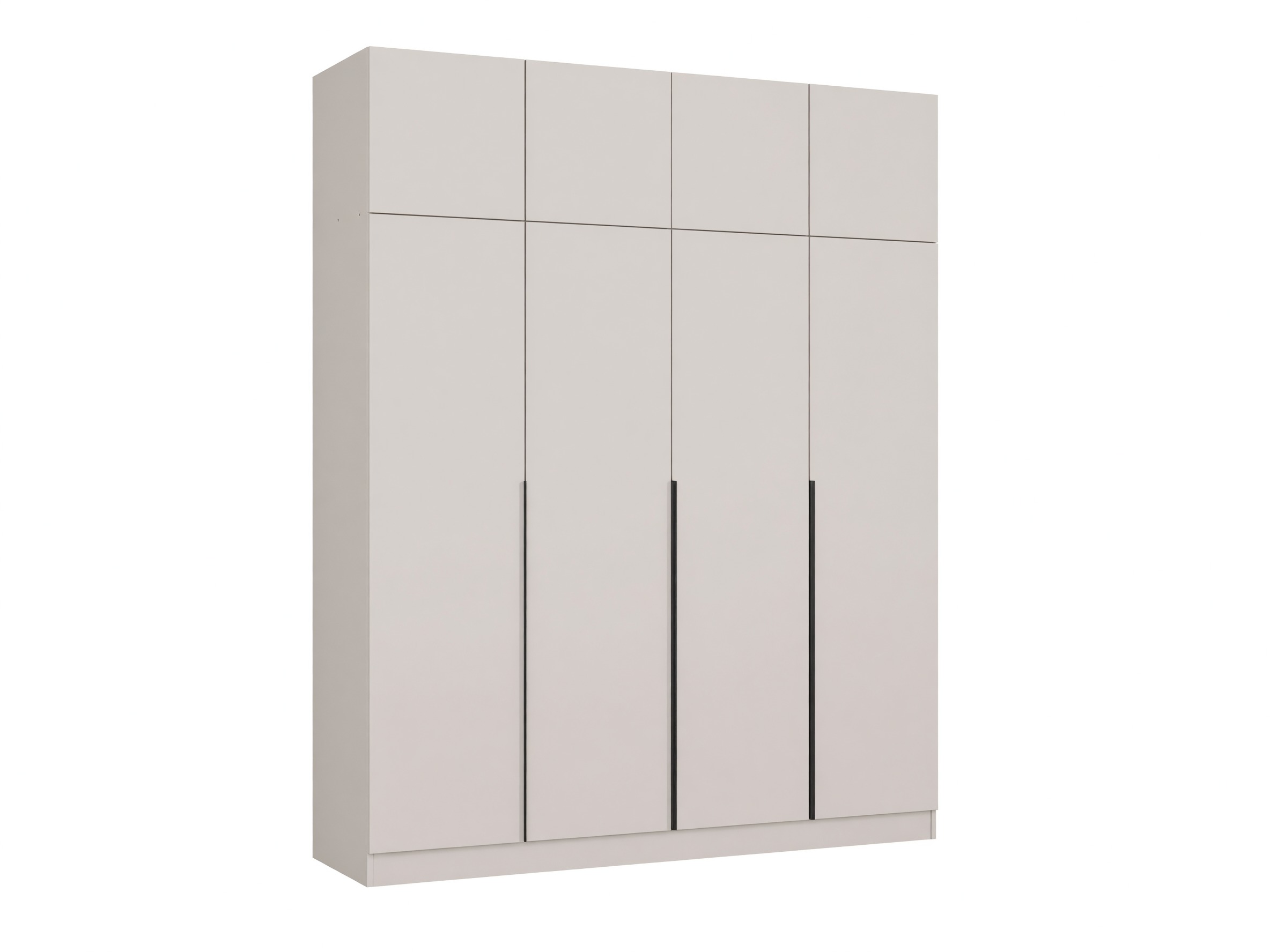 Armoire Mandeville 400 (Cachemire + Noir)