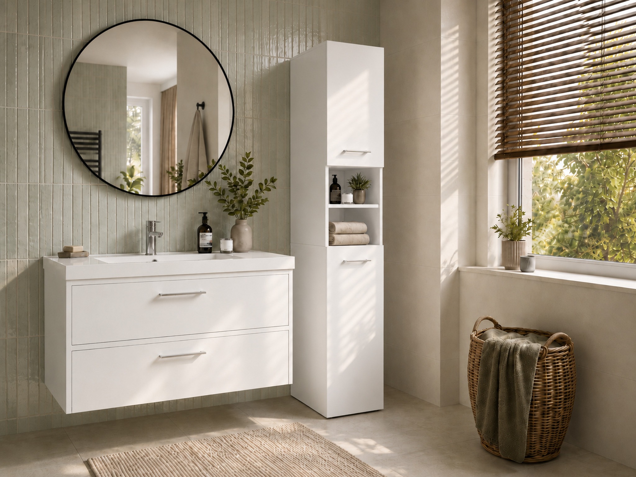 Armoire de bain à poser Balelbo 118