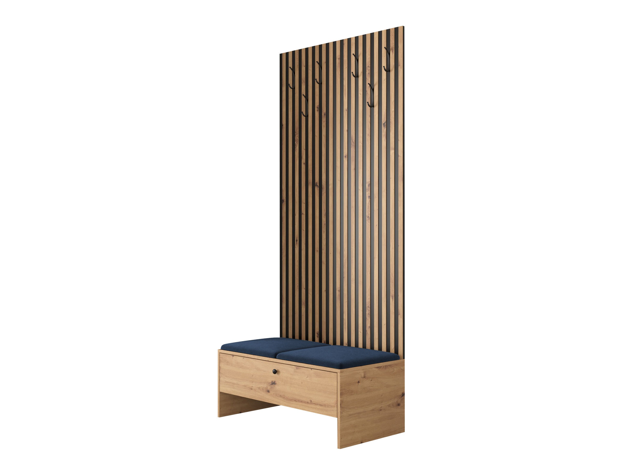 Ensemble de meubles d’entrée Donio IV (Chêne Artisan + Polo 891)