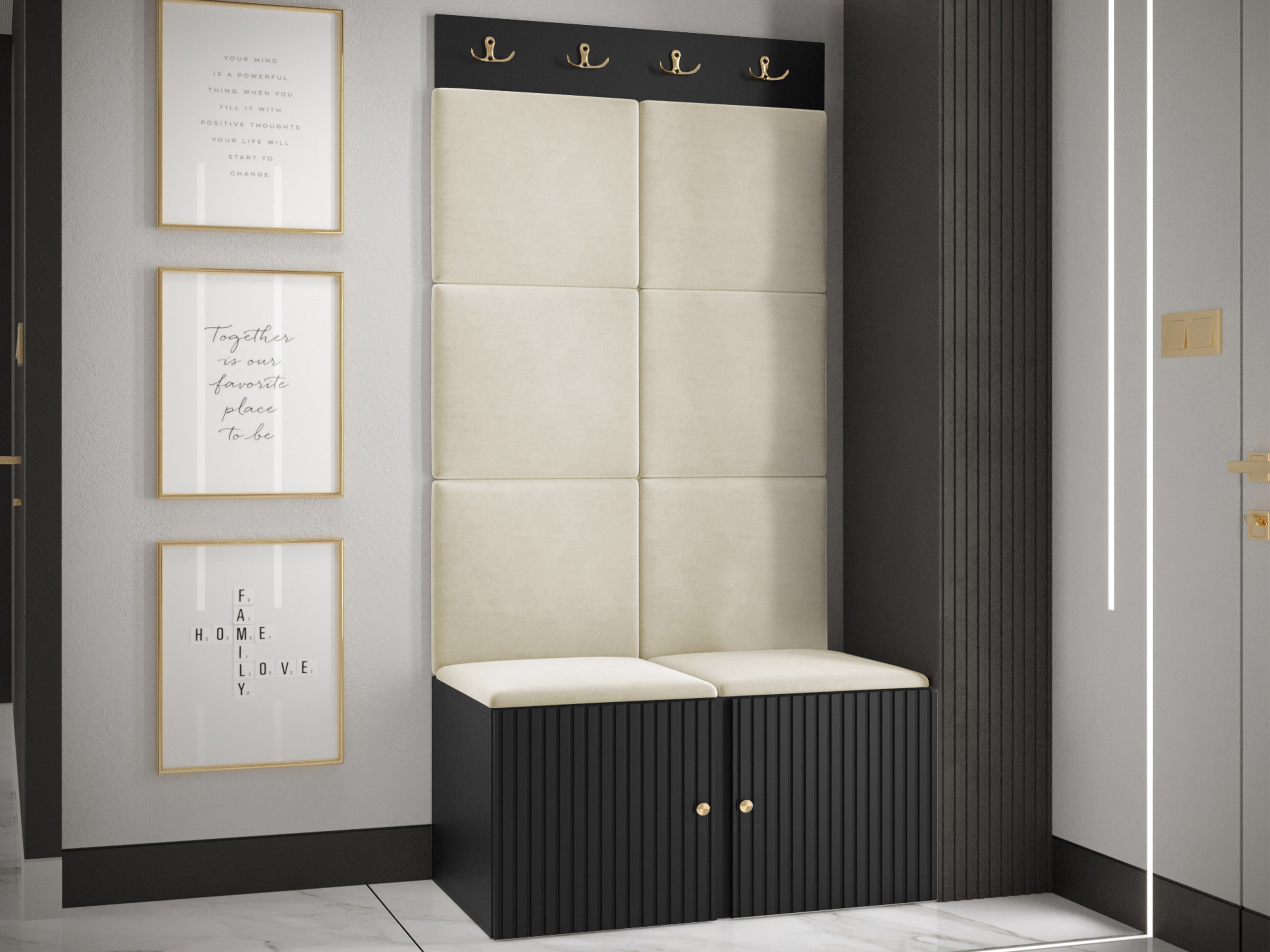 Meuble d'entrée Hartford 383 (Polo 872)