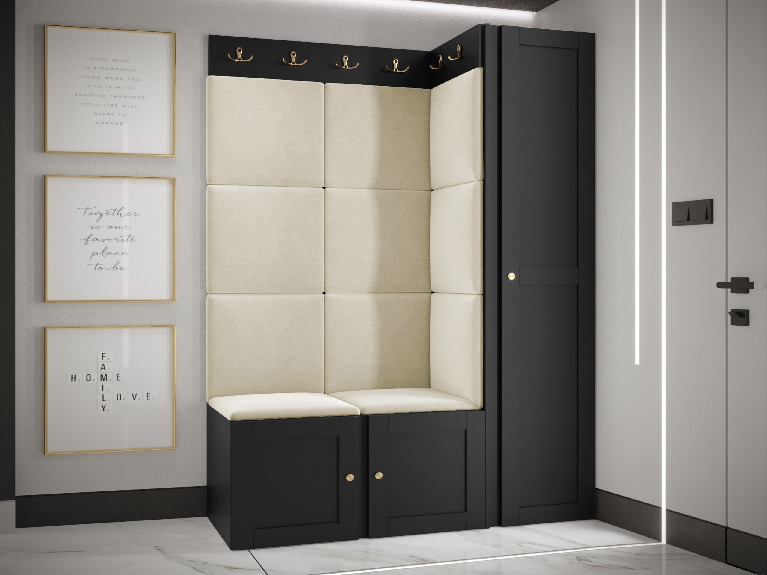 Meuble d'entrée Hartford 377 (Polo 872)