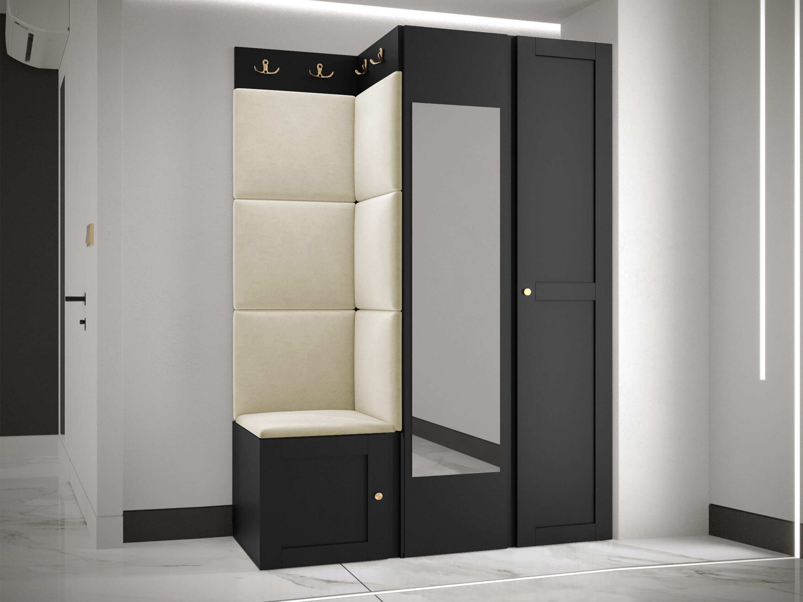 Meuble d'entrée Hartford 380 (Polo 872)