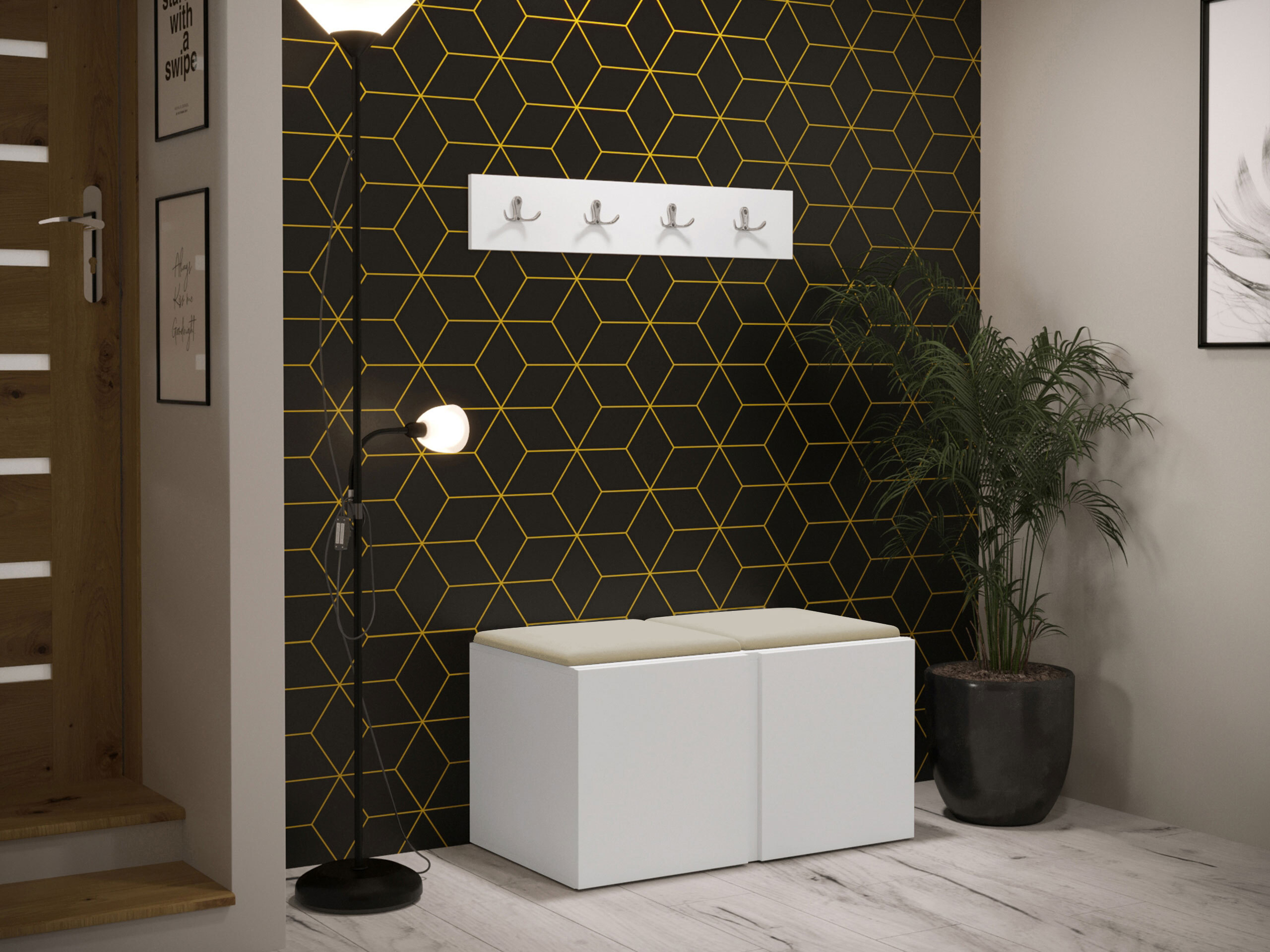 Meuble d'entrée Pinis VI (Polo 872)
