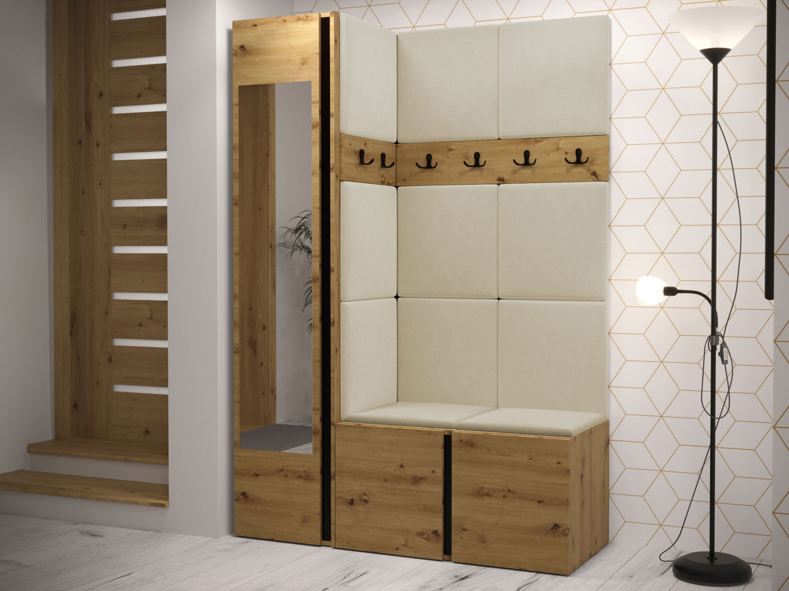 Meuble d'entrée Hartford 277 (Polo 872)