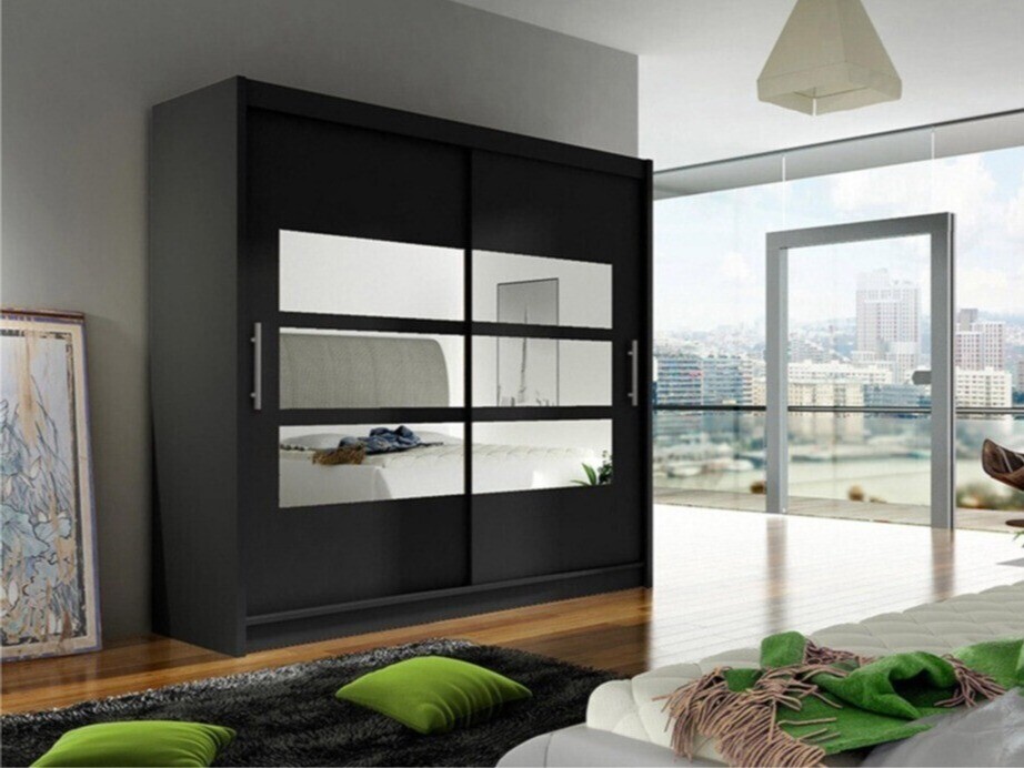 Armoire Closico Pallor III (Noir)