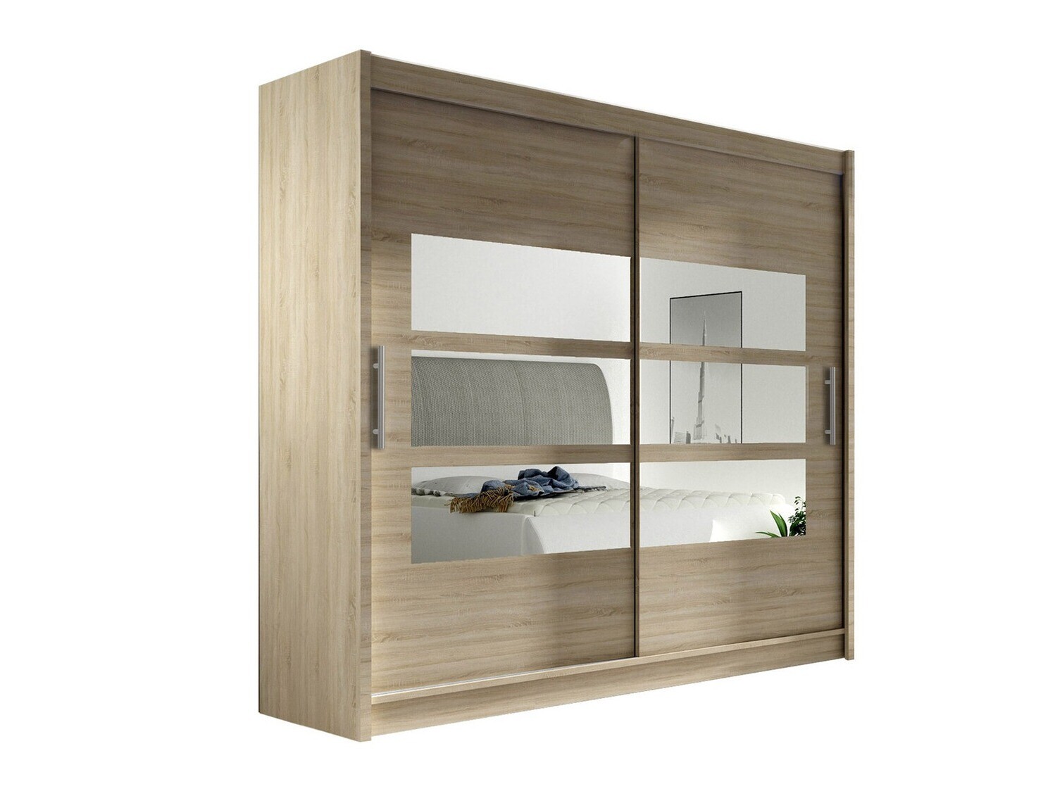 Armoire Closico Pallor III (Sonoma chêne)