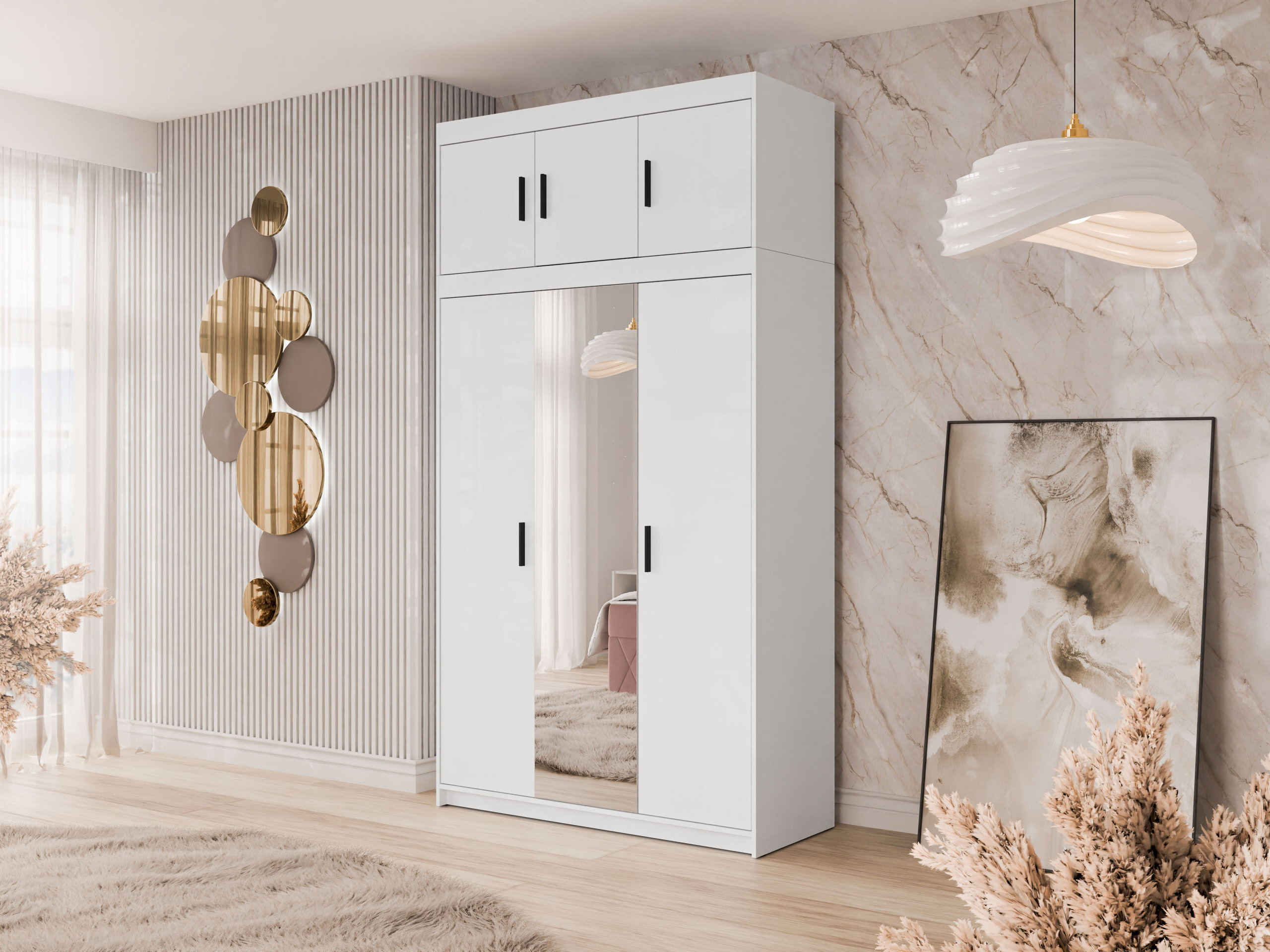 Armoire Novduni 105 (Blanc)
