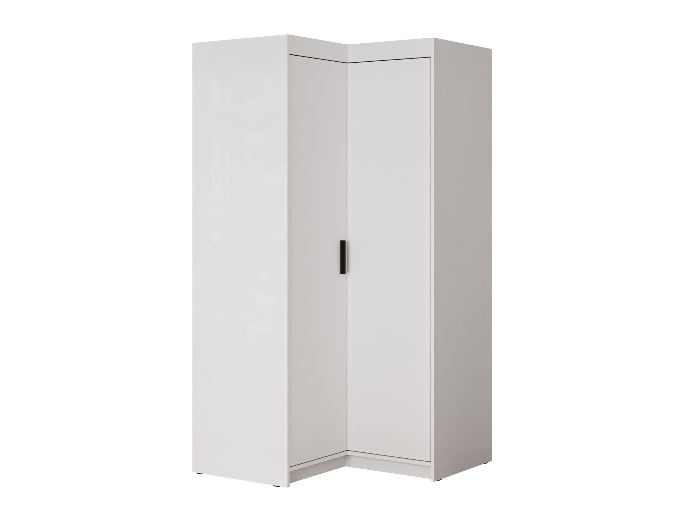 Armoire d'angle Novduni 116 (Blanc)