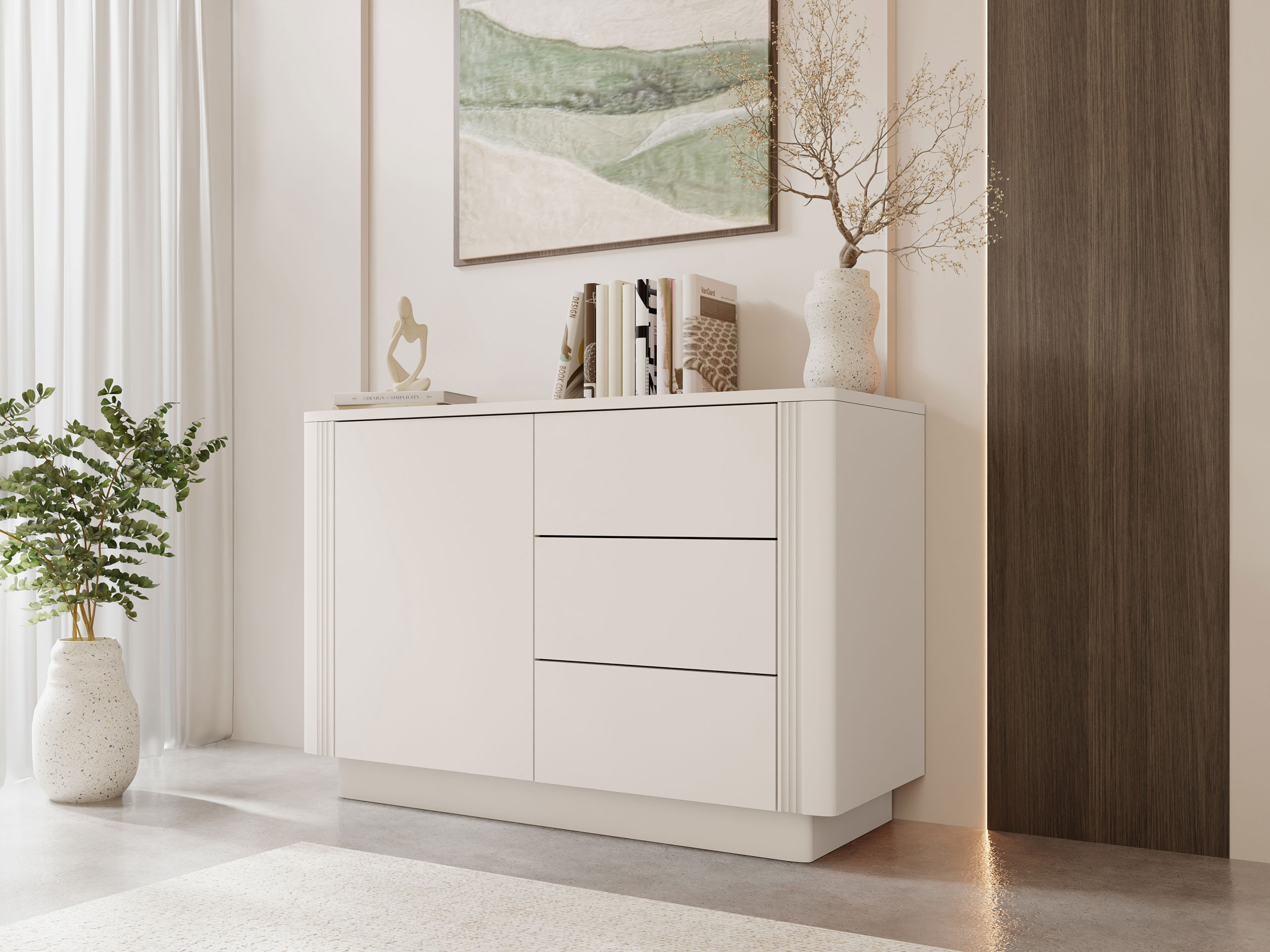 Commode Comfivo Levavio 100 (Beige)