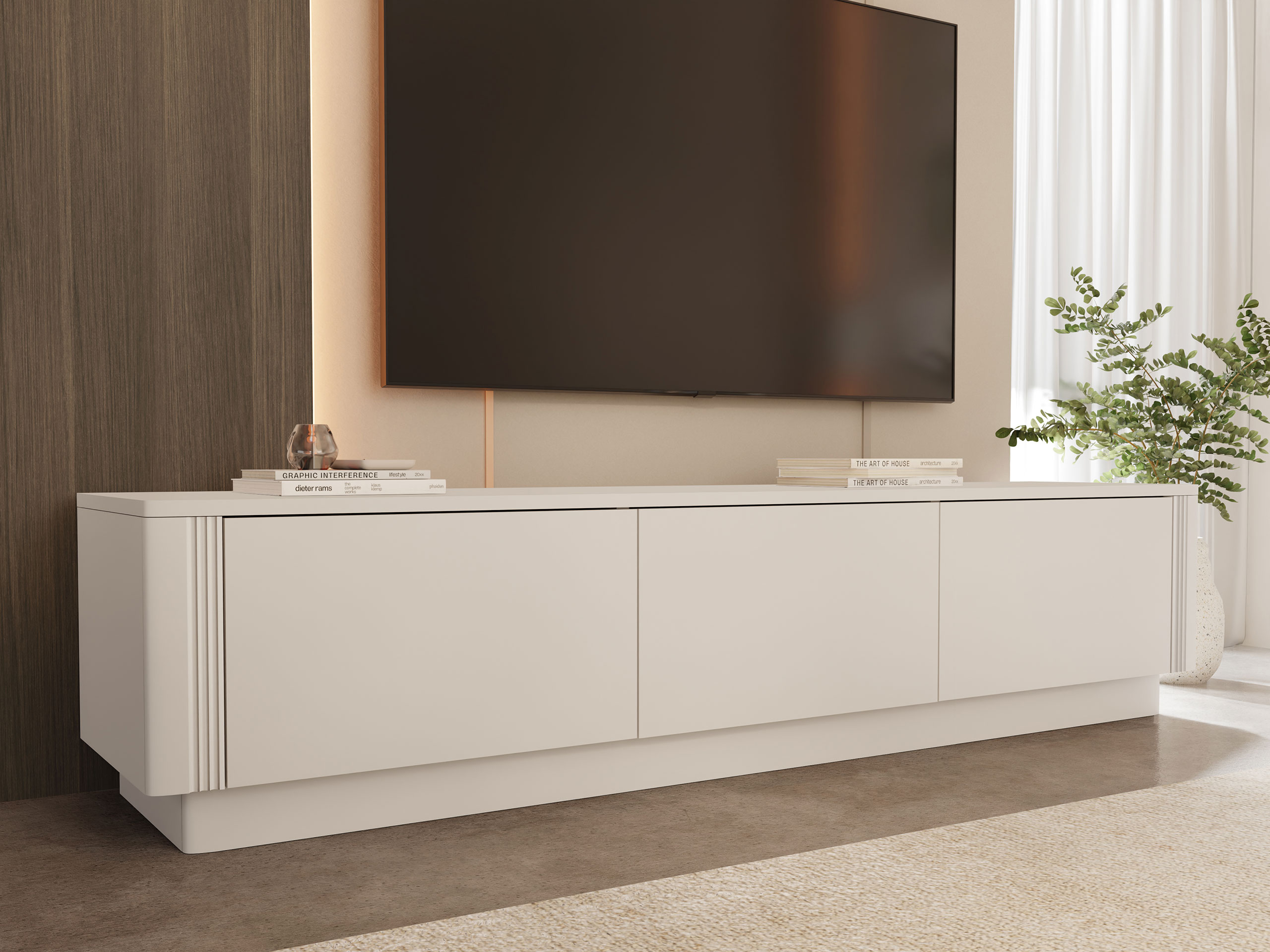 Meuble TV Comfivo Arbal I (Beige)
