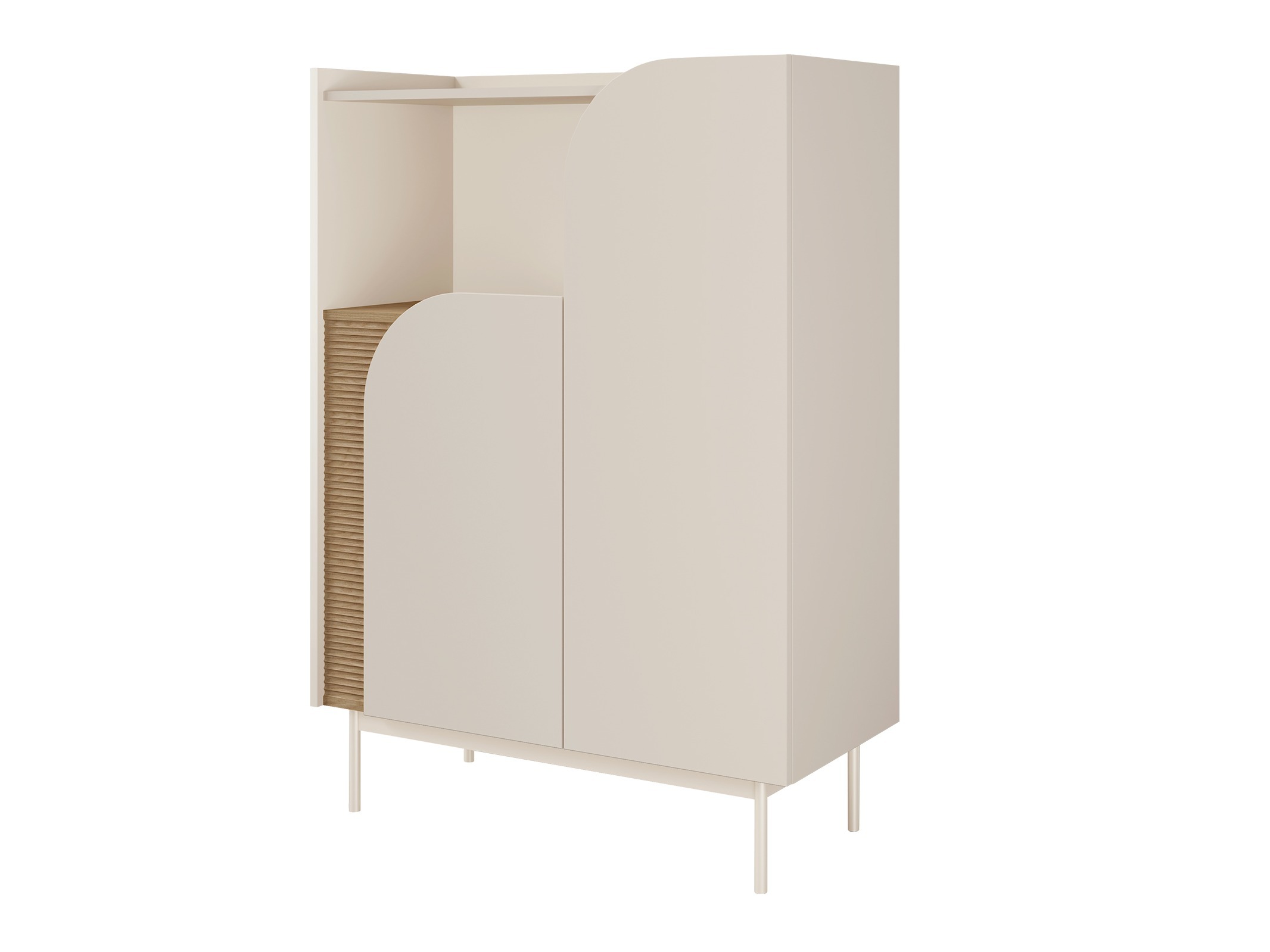 Buffet Dunsonu 104 (Beige + Chêne)