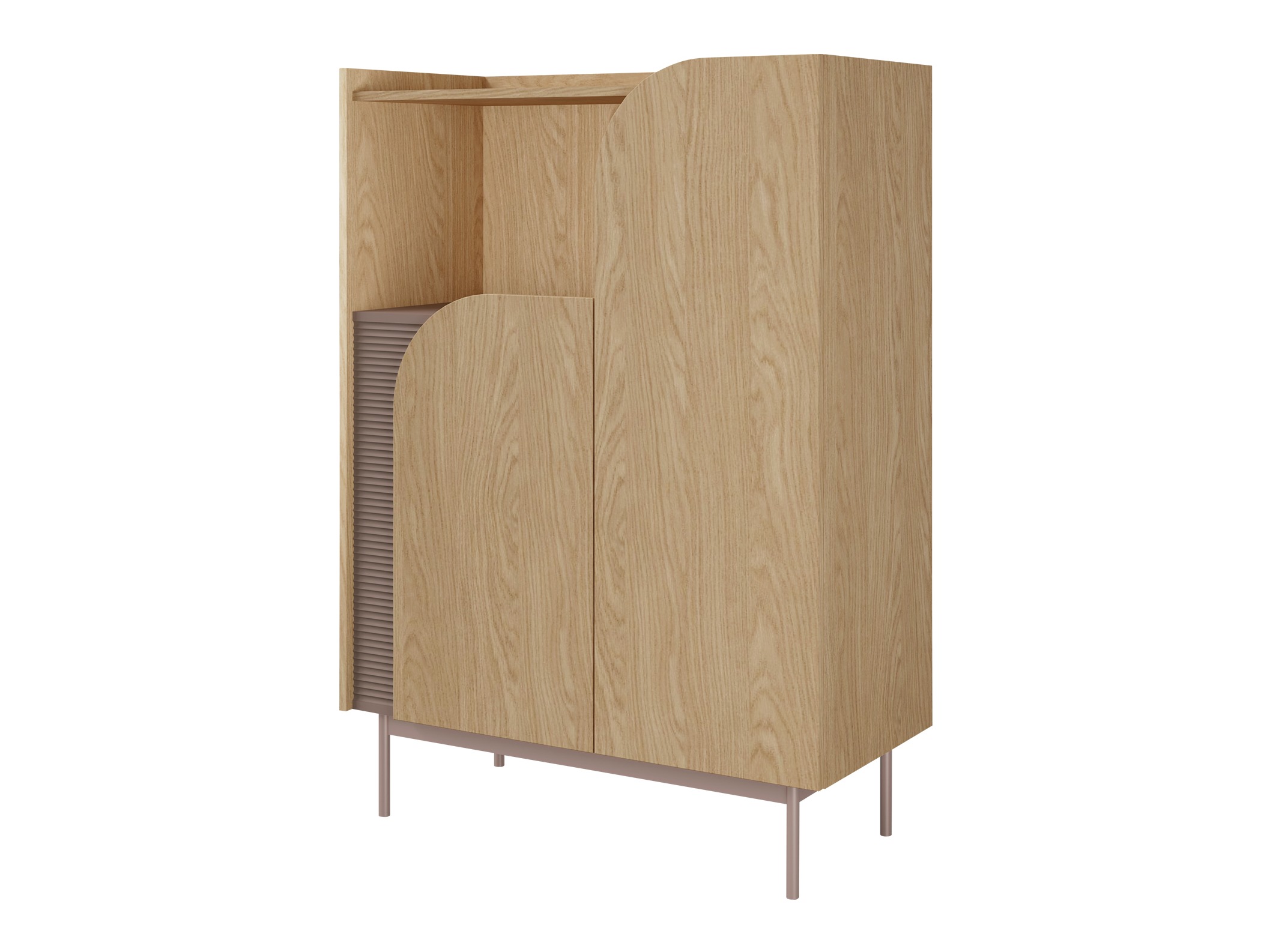 Buffet Dunsonu 104 (Chêne + Taupe)